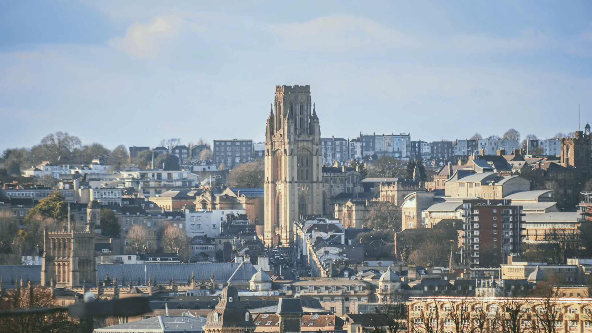 Cityscape view of Bristol